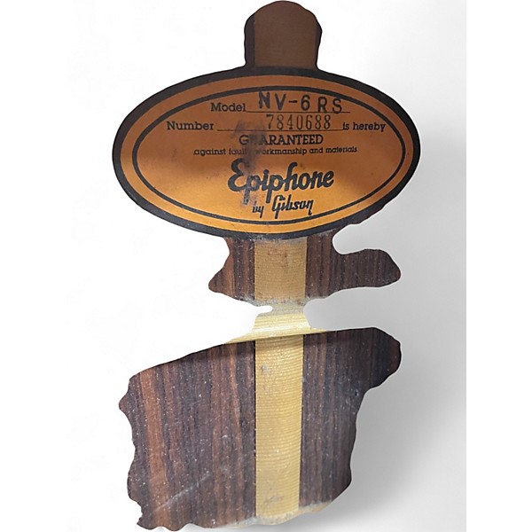 Used 1980s Epiphone NV-6RS Natural Acoustic Guitar