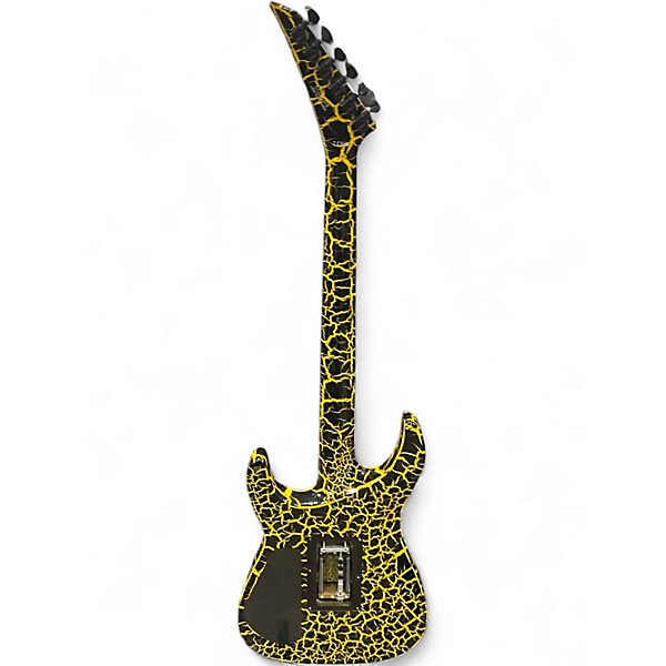 Used Jackson Soloist SL3 yellow crackle Solid Body Electric Guitar