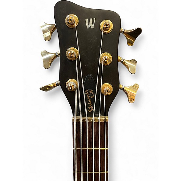 Used Warwick Streamer LX 6 String Honey Violin Electric Bass Guitar