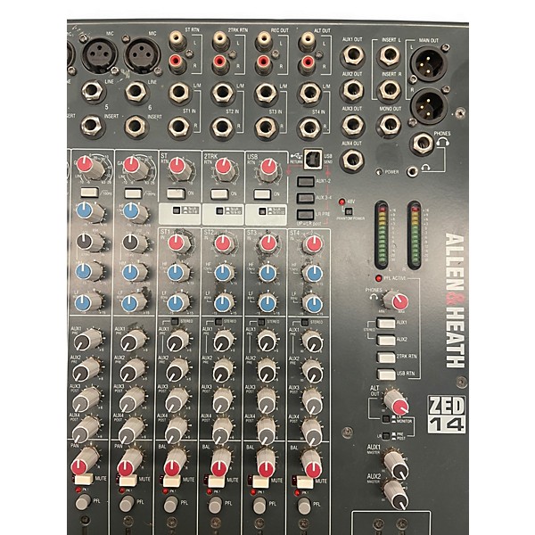 Used Allen & Heath ZED14 Unpowered Mixer