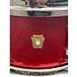 Used Ludwig 14X6.5 Keystone Snare Red Sparkle Drum