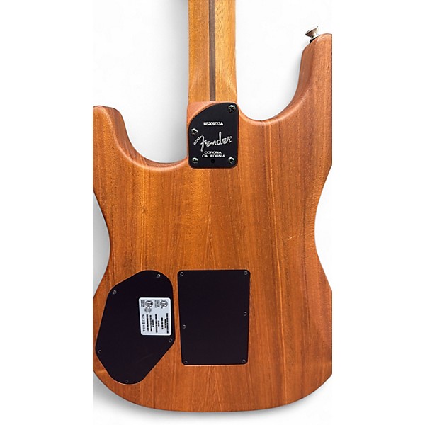 Used Fender American Acoustasonic Stratocaster 3 Tone Sunburst Acoustic Electric Guitar