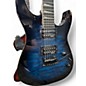 Used Jackson JS20 Blue Quilted Top Solid Body Electric Guitar