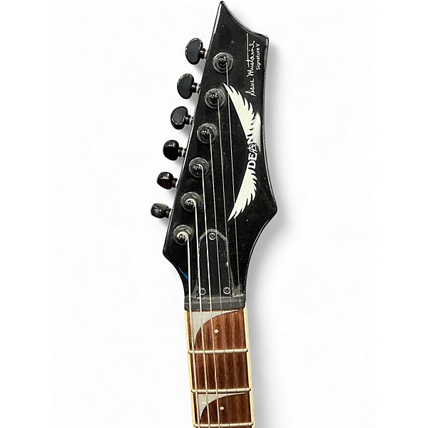 Used Dean Dave Mustaine Signature V Custom Graphic Solid Body Electric Guitar