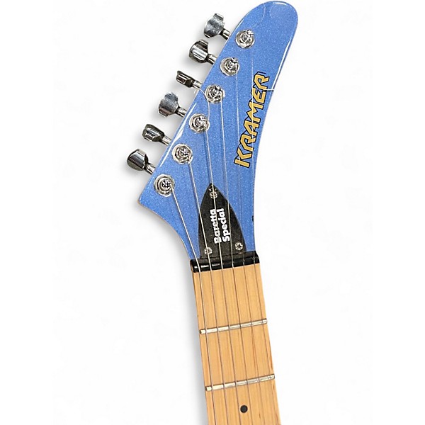 Used Kramer BARETTA Blue Solid Body Electric Guitar
