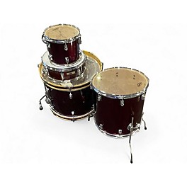 Used Taye Drums 4 Piece NO MODEL RED Drum Kit