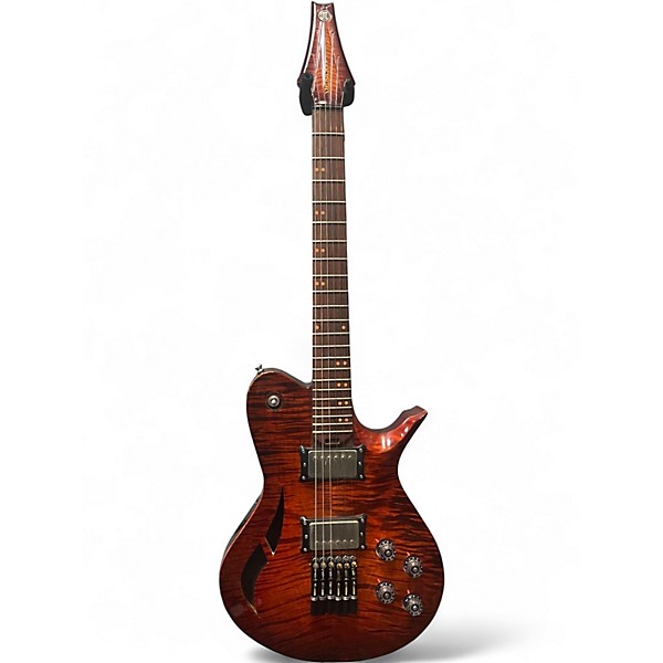 Used 2020 Nicholas VENOM BOURBON BURST Solid Body Electric Guitar