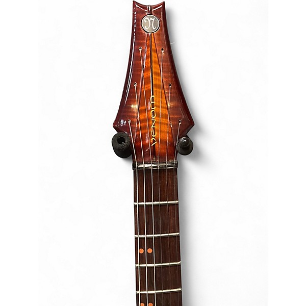 Used 2020 Nicholas VENOM BOURBON BURST Solid Body Electric Guitar