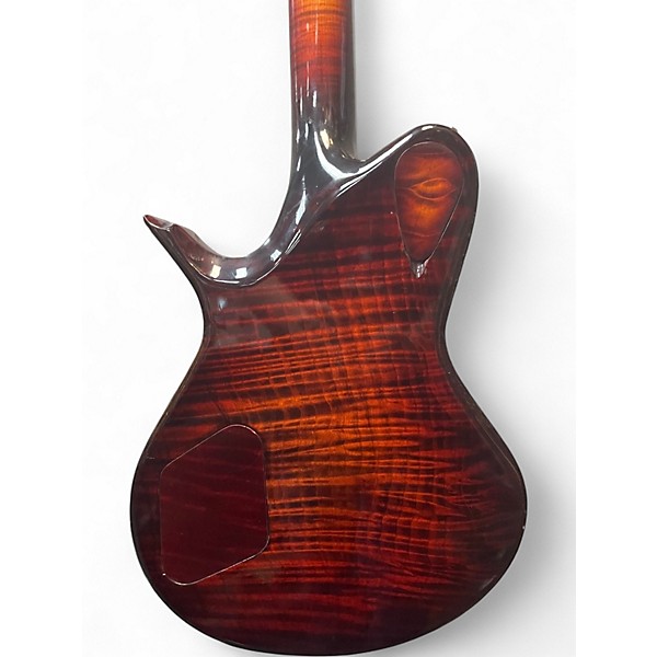 Used 2020 Nicholas VENOM BOURBON BURST Solid Body Electric Guitar