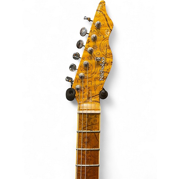 Used Nicholas SCRIBE Custom Graphic Hollow Body Electric Guitar