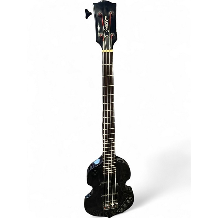 Used Grass Roots Luna Sea Violin Bass Black Electric Bass Guitar