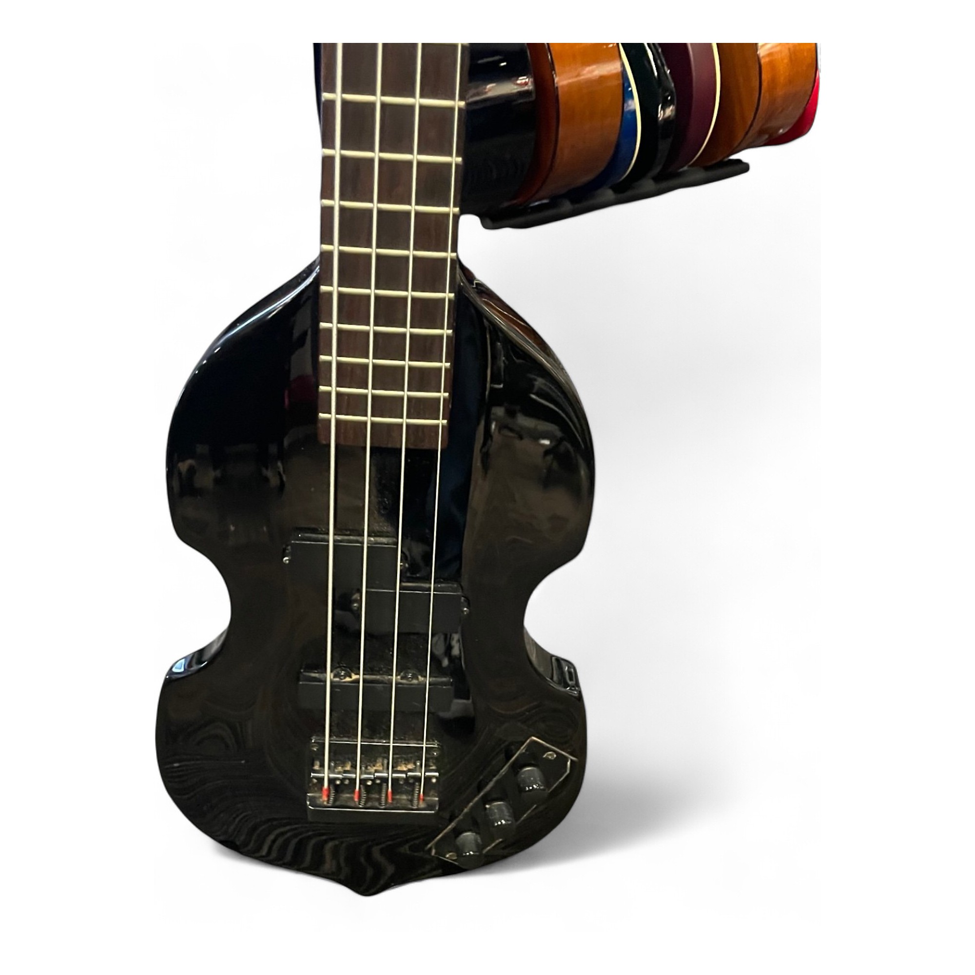 Grass Roots バイオリンベース ジャンク Used Grass Roots Luna Sea Violin Bass Black Electric Bass Guitar