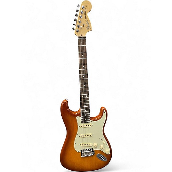 Used 2018 Fender American Performer Stratocaster SSS Sienna Sunburst Solid Body Electric Guitar