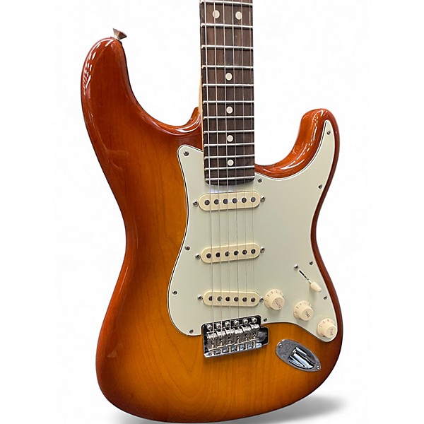 Used 2018 Fender American Performer Stratocaster SSS Sienna Sunburst Solid Body Electric Guitar