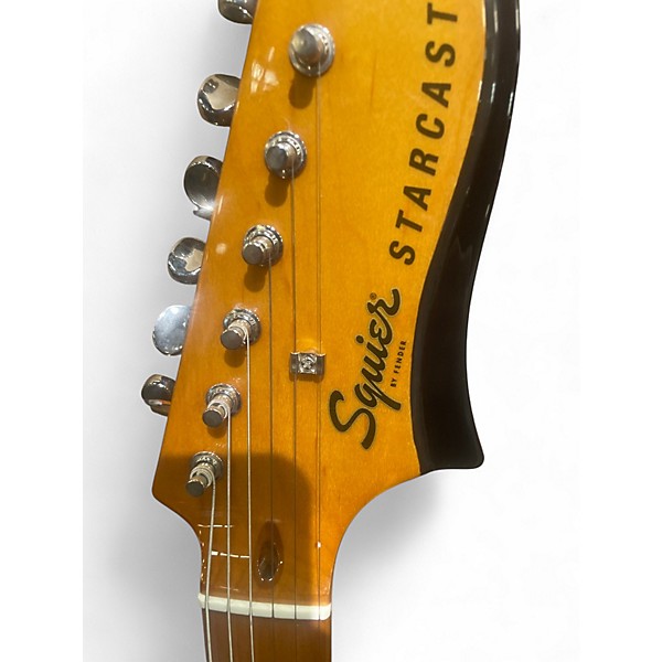 Used Starcaster by Fender CLASSIC VIBES SQUIER  2 Tone Sunburst Hollow Body Electric Guitar