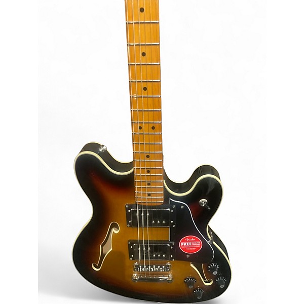 Used Starcaster by Fender CLASSIC VIBES SQUIER  2 Tone Sunburst Hollow Body Electric Guitar