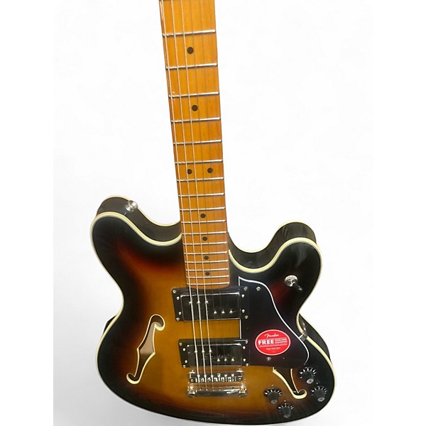 Used Starcaster by Fender CLASSIC VIBES SQUIER  2 Tone Sunburst Hollow Body Electric Guitar