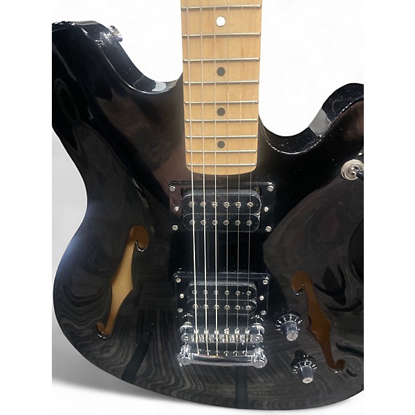 Used Starcaster by Fender AFFINITY SQUIER STARCASTER Black Hollow Body Electric Guitar