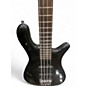 Used Warwick Corvette 4 String Black Electric Bass Guitar thumbnail
