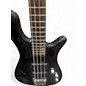 Used Warwick Corvette 4 String Black Electric Bass Guitar