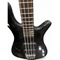 Used Warwick Corvette 4 String Black Electric Bass Guitar