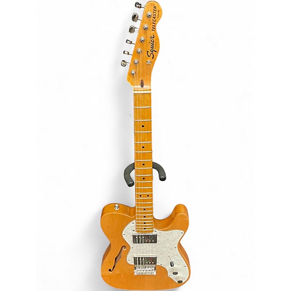 Used Squier Classic Vibe Telecaster Thinline Natural Hollow Body Electric Guitar