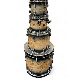 Used PDP by DW 4 Piece limited edition concept maple burl Natural Drum Kit