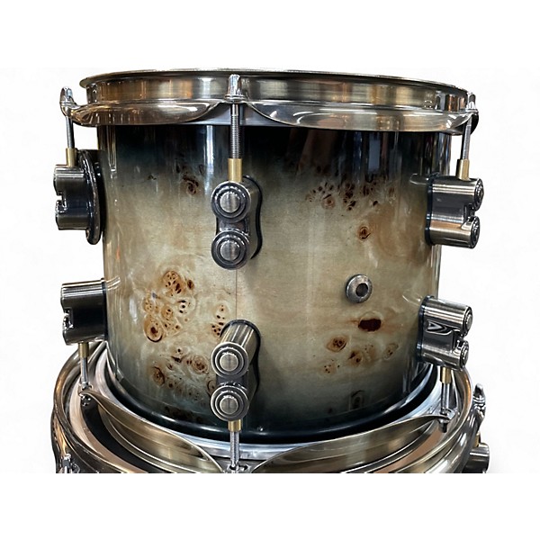 Used PDP by DW 4 Piece limited edition concept maple burl Natural Drum Kit