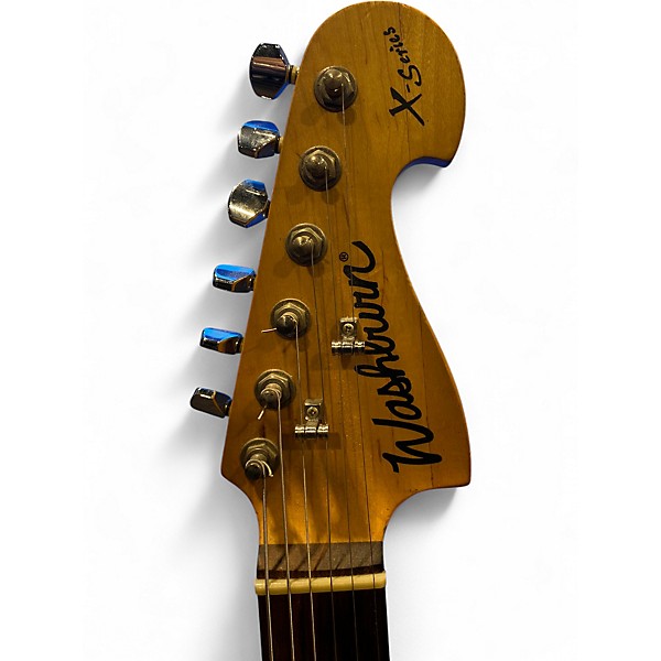 Used Washburn X SERIES PRO Gold Bullion Solid Body Electric Guitar