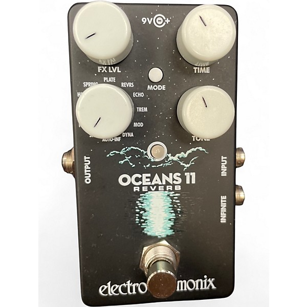 Used Electro-Harmonix Oceans 11  Reverb Effect Pedal