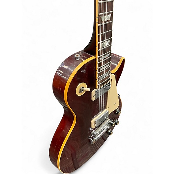 Vintage 1976 Gibson Les Paul Deluxe Wine Red Solid Body Electric Guitar