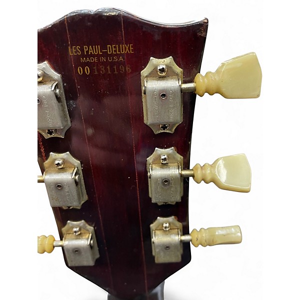 Vintage 1976 Gibson Les Paul Deluxe Wine Red Solid Body Electric Guitar