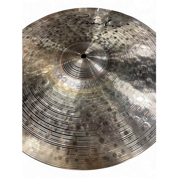 Used Paiste 17in Signature Dark Energy Crash Mark I Cymbal