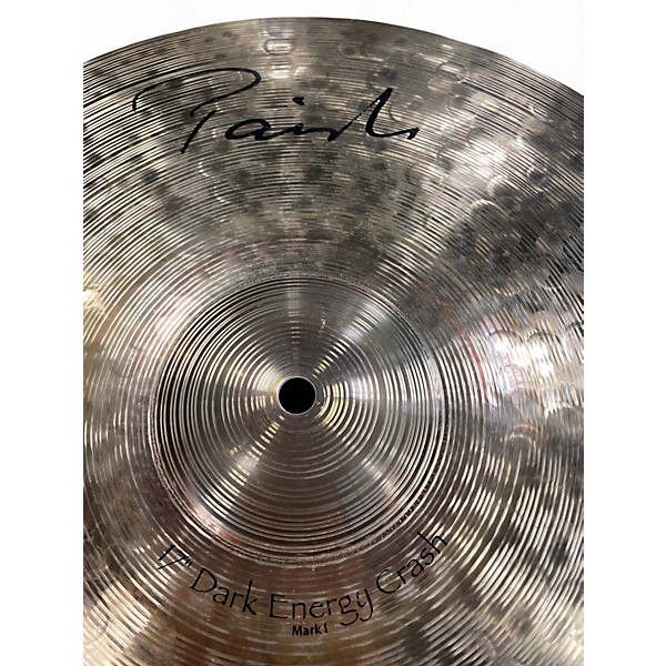 Used Paiste 17in Signature Dark Energy Crash Mark I Cymbal