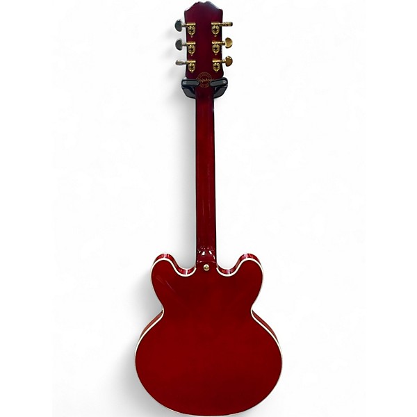 Used Epiphone Sheraton 150th Anniversary Trans Red Hollow Body Electric Guitar
