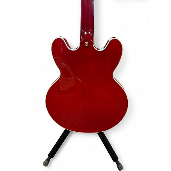 Used Epiphone Sheraton 150th Anniversary Trans Red Hollow Body Electric Guitar
