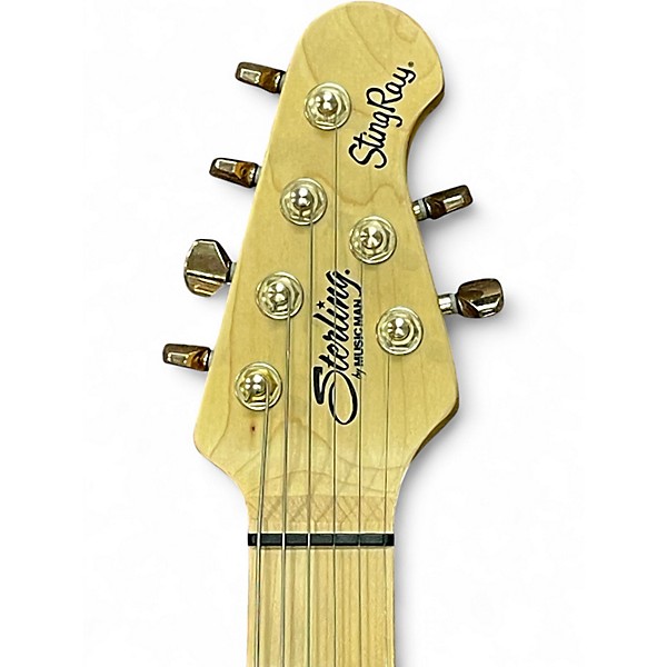 Used Sterling by Music Man Jared Dines Signature Stingray Olympic White Solid Body Electric Guitar