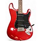 Used Fender Standard Stratocaster Flat Red Solid Body Electric Guitar