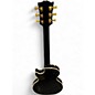 Used Epiphone Inspired by Gibson Les Paul Custom Black and Gold Solid Body Electric Guitar