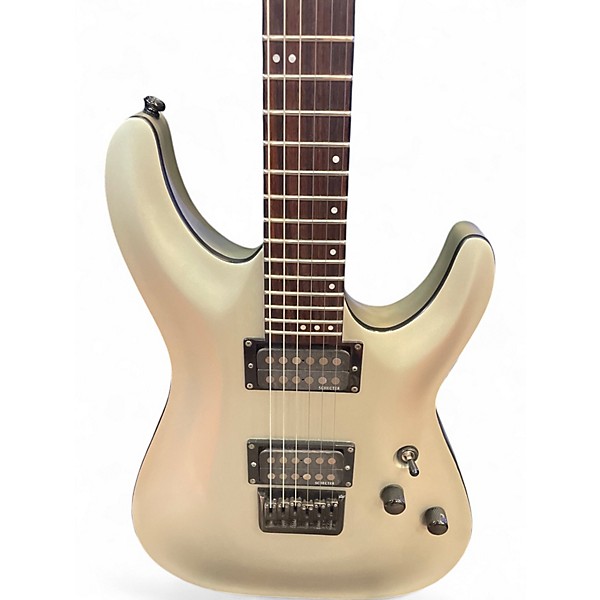 Used Schecter Guitar Research STEALTH C1 Silver Solid Body Electric Guitar