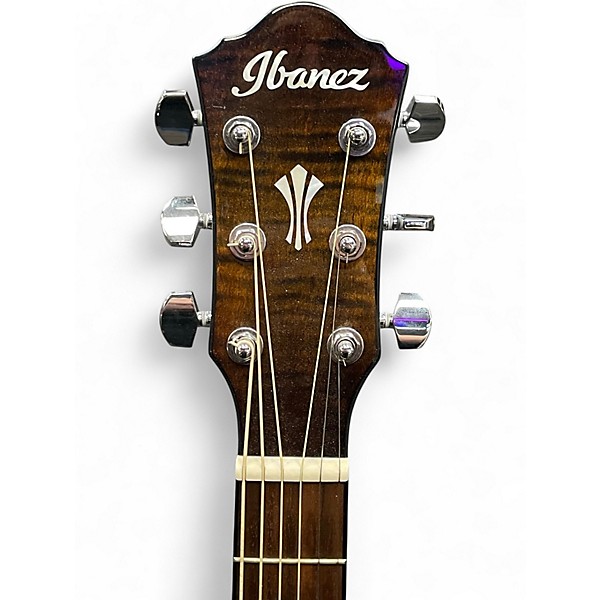 Used Ibanez AEG70-TIH Tiger Burst Acoustic Electric Guitar