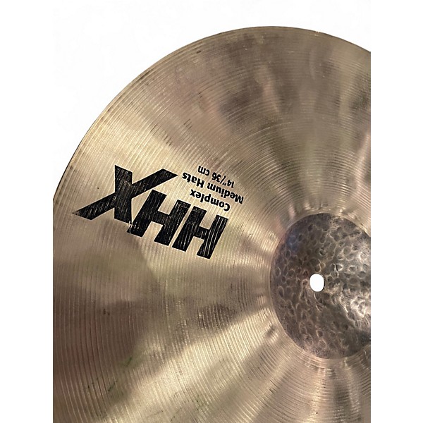 Used SABIAN 14in COMPLEX MEDIUM HI HAT PAIR Cymbal