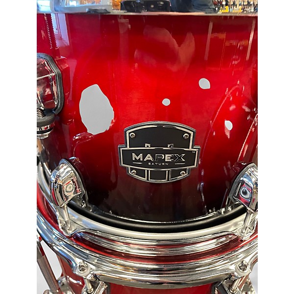 Used Mapex 5 Piece SATURN SCARLETT FADE Drum Kit