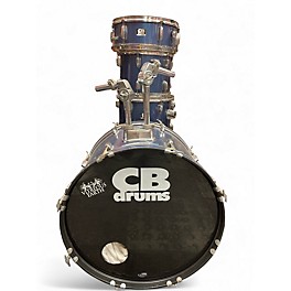 Used CB Percussion 5 Piece SP SERIES  Blue Drum Kit