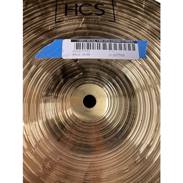 Used MEINL 14in HCS Crash Cymbal
