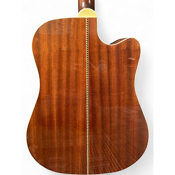 Used Washburn D10SCELH NAT Acoustic Electric Guitar