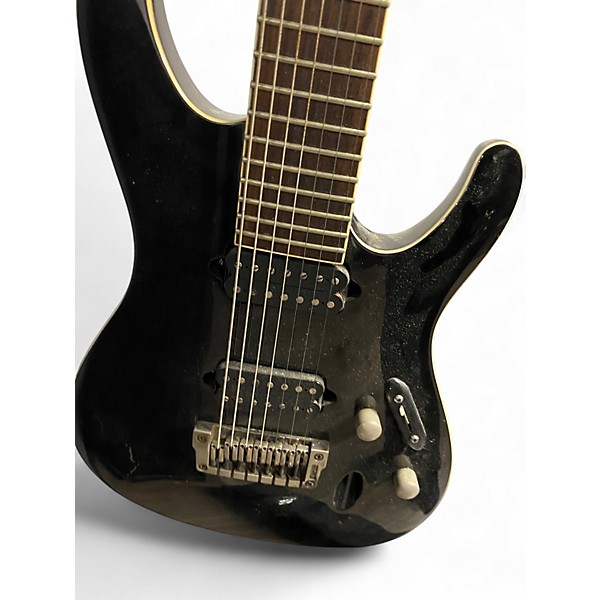 Used Ibanez SIR27FD Iron Label 7 String Black Solid Body Electric Guitar