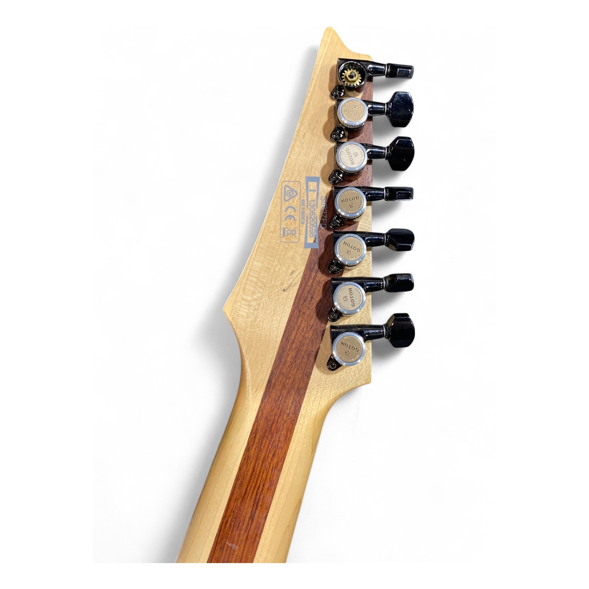 Used Ibanez SIR27FD Iron Label 7 String Black Solid Body Electric