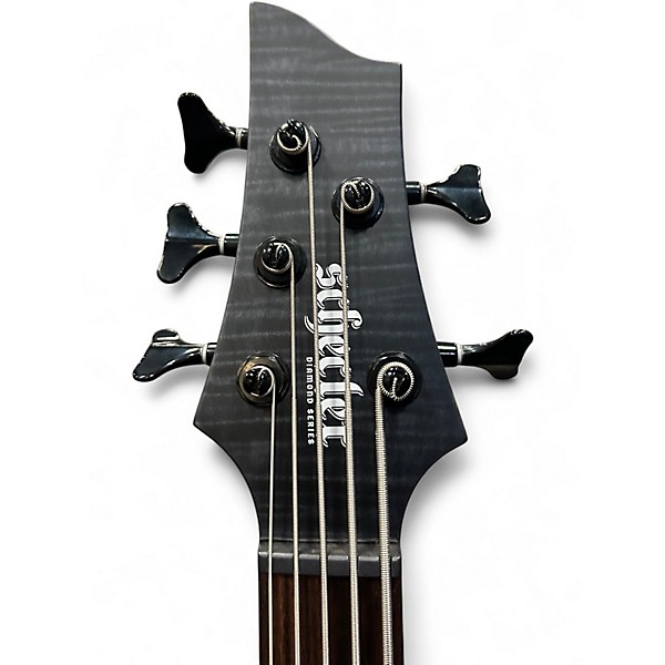 Used Schecter Guitar Research CB-5 LH LEFTY  Black Electric Bass Guitar