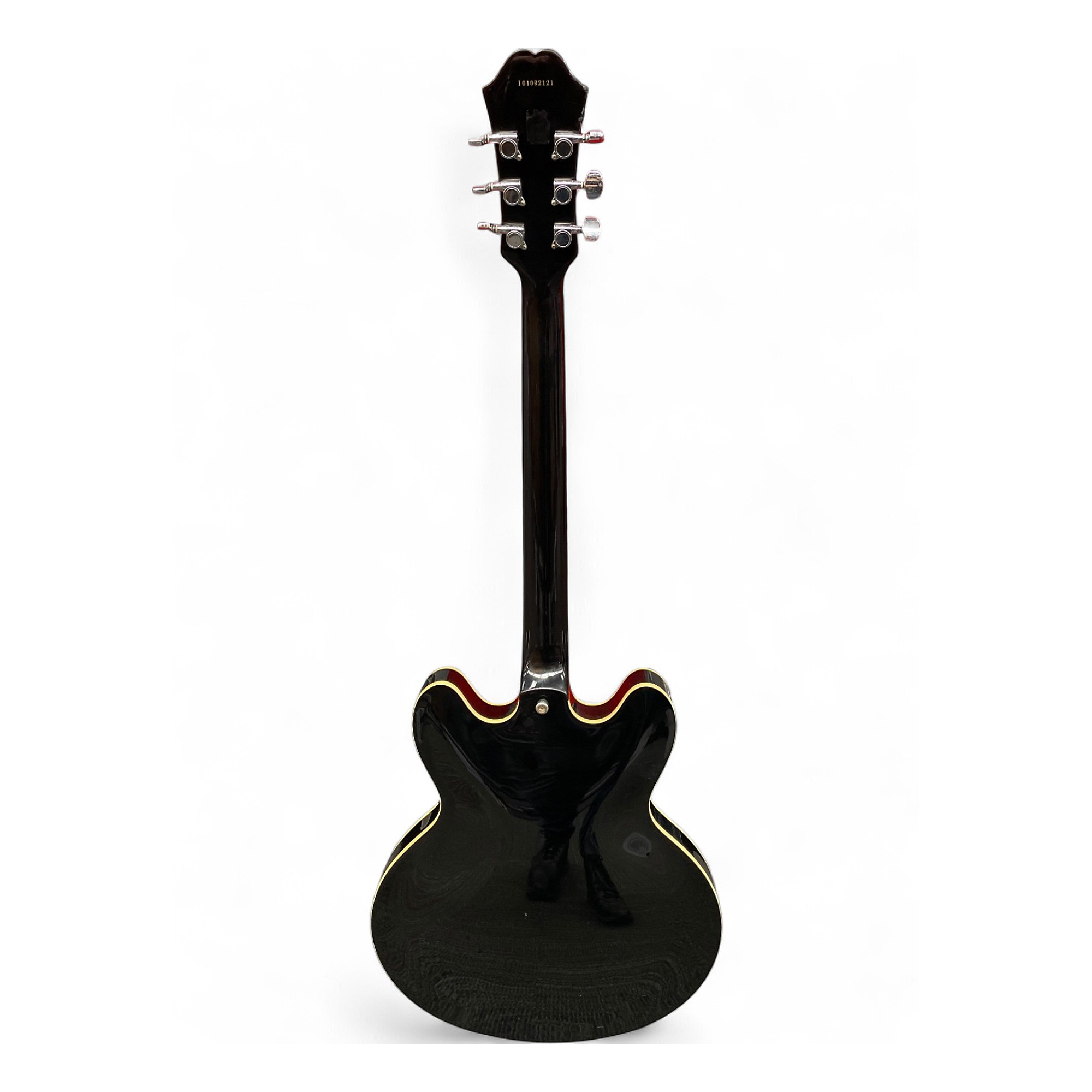 ギター epiphone DOT EB Used 2010s Epiphone DOT EB Black Hollow Body Electric Guitar